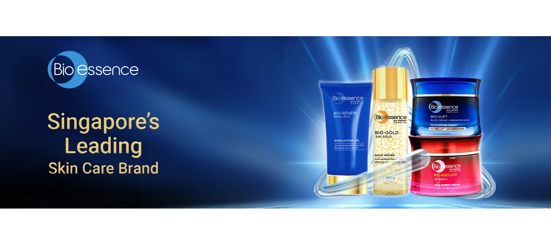 Bio-Essence skincare range — Singapore's leading skin care brand