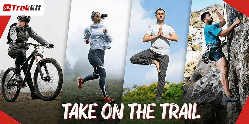 TrekKit outdoor gear campaign banner