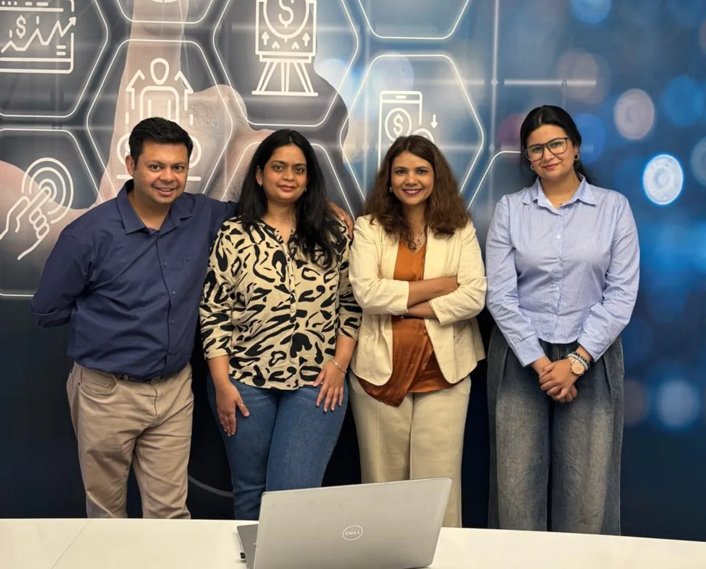 The Cybez D2C e-commerce marketing team at the Gurgaon office